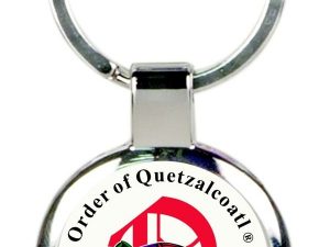 Order of Quetzalcoatl Full Color Key Tag (Silver)