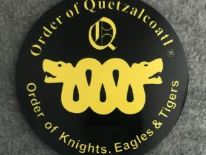 Order of Knights, Eagles & Tigers Aluminum Auto Emblem