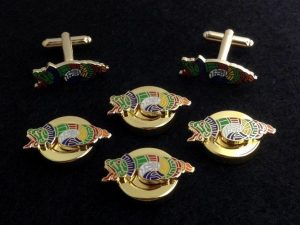 Order of Quetzalcoatl Button Covers & Cuff Link Set