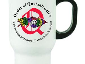 Order of Quetzalcoatl Full Color Stainless Steel Mug in White