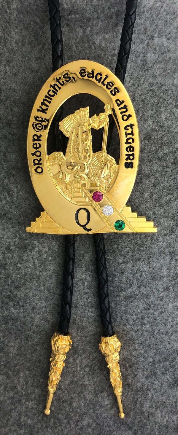 Order of Knights, Eagles & Tigers Bolo Tie