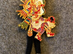 Order of Quetzalcoatl Aztec Dancer Bolo Tie
