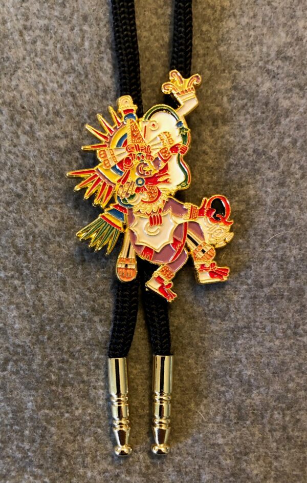 Order of Quetzalcoatl Aztec Dancer Bolo Tie
