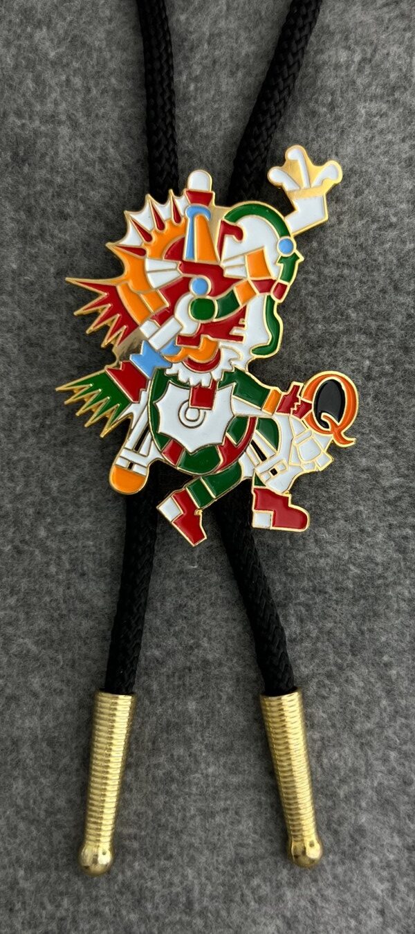 Order of Quetzalcoatl Aztec Dancer Bolo Tie