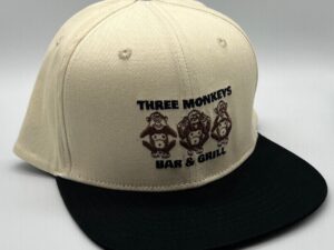 Three Monkeys Bar & Grill Flex-Fit Cap