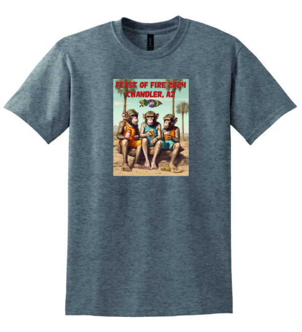 2024 Feast of Fire Short Sleeve T-Shirt (Graphite Heather)