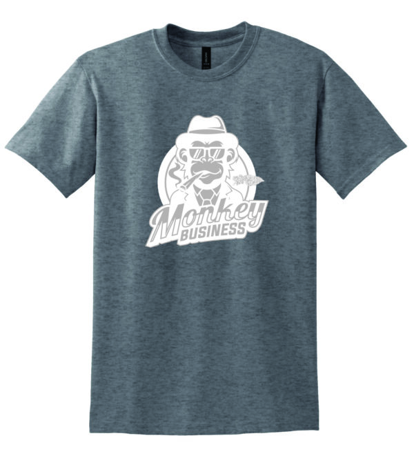 Q Monkey Business Short Sleeve T-Shirt (Graphite Heather)