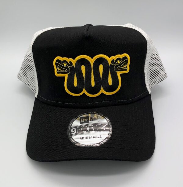 O.K.E.T. Embroidered Emblem Cap in Black & White