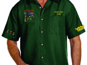 Official 2025 Feast of Fire Embroidered Shirt (New Orleans)