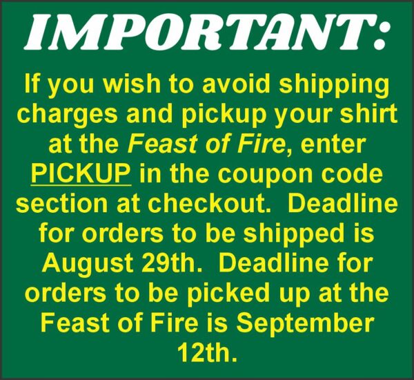 Official 2025 Feast of Fire Embroidered Shirt (New Orleans) - Image 5